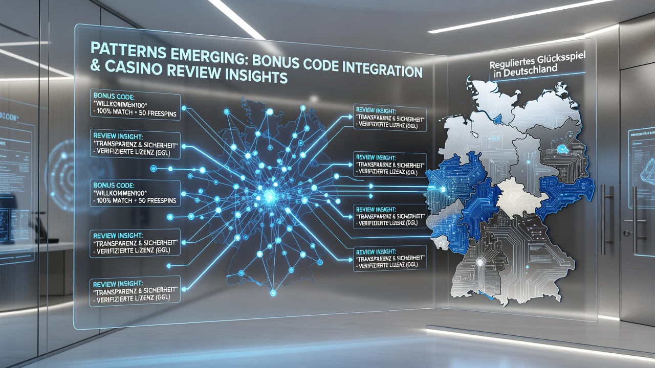 Diagramme zu Bonuscode-Mustern und Bewertungseinflüssen in deutschen Casinos
